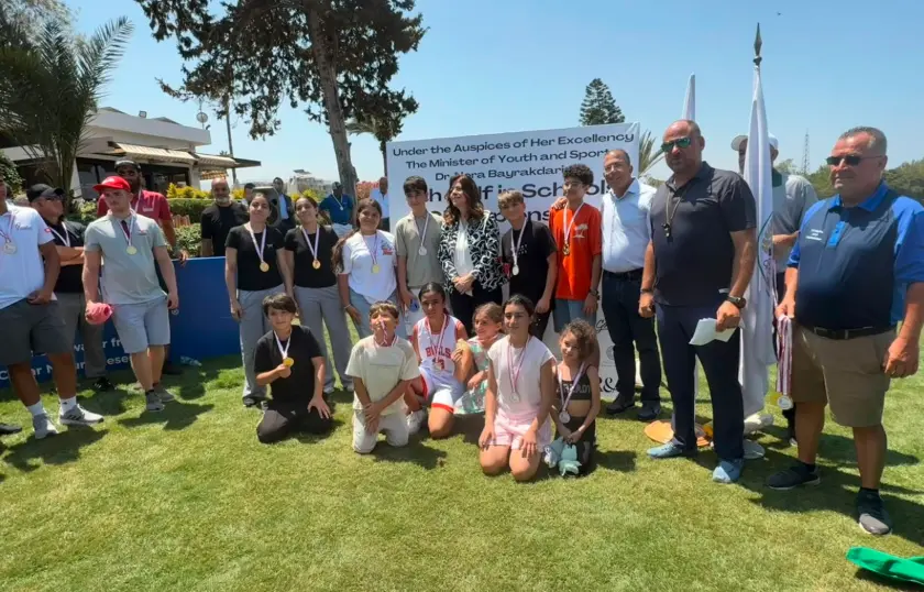 Students taking part in a school event